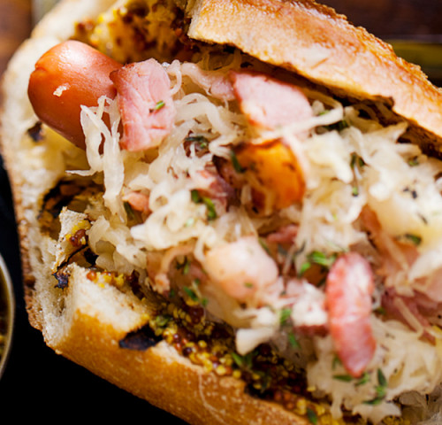 Baguette à la saucisse fumée Olymel
