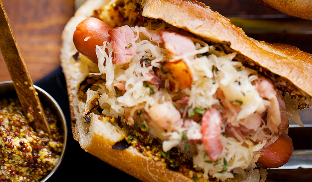 Olymel Baguette with smoked sausage