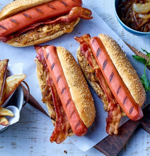 Smoked all-beef wieners (7'', 5/lb)