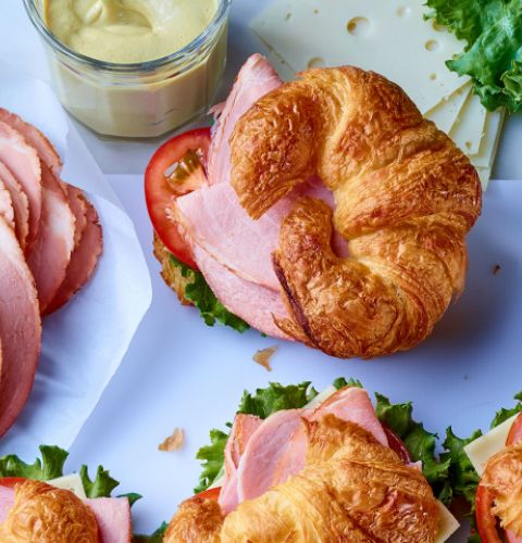 Jambon fumé traditionnel, style toupie