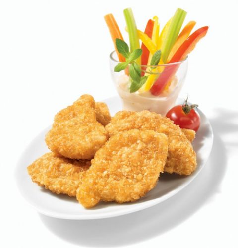 XTREM Morceaux de poitrine de poulet panés, entièrement cuits (assaisonnés)