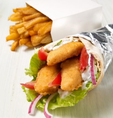 Filets de poulet panés et épicés (assaisonnés)