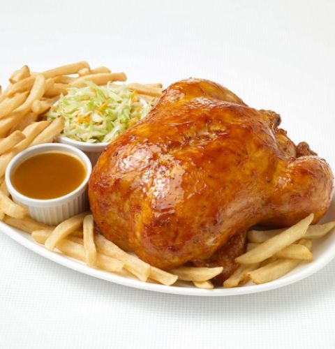 Poulet BBQ, peut contenir des reins