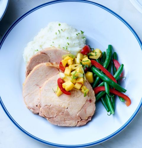 Rôti de dindon désossé (viande blanche et brune)
