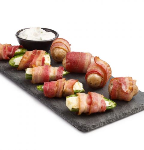 Bacon double fumée, partiellement cuit (10-12 tr/lb)
