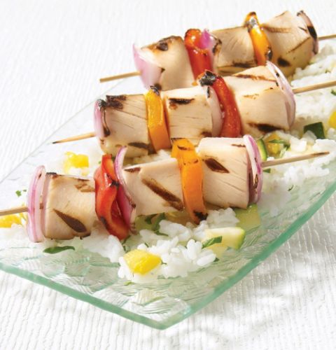 Cubes de poitrine de dindon (en sac de cuisson)