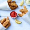 Thunder Crunch, breaded chicken breast strips