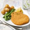 Breaded turkey schnitzels (seasoned)