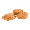 Breaded popcorn chicken fully cooked