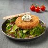 Multigrain breaded chicken burgers, fully cooked