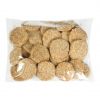 Multigrain breaded chicken burgers, fully cooked