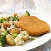 Breaded chicken schnitzels (seasoned)