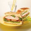 Breaded chicken breast burgers, fully cooked