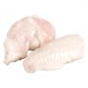 Plain chicken wings, cut-up, raw (seasoned)