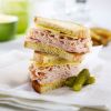 Old fashioned style smoked turkey breast roast
