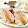 Raw turkey roasts white meat, no added salt