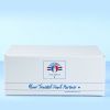 Pork and beef breakfast sausages preserved, fully cooked in a 100% vegetable casing