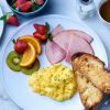 Toupie style boneless smoked ham
