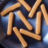 Pork & beef sausages preserved, uncooked in a 100% vegetable casing