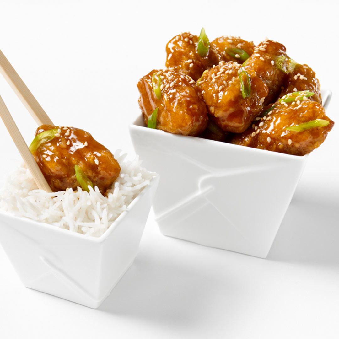 Breaded popcorn chicken fully cooked