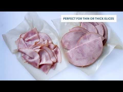 Toupie style boneless smoked ham