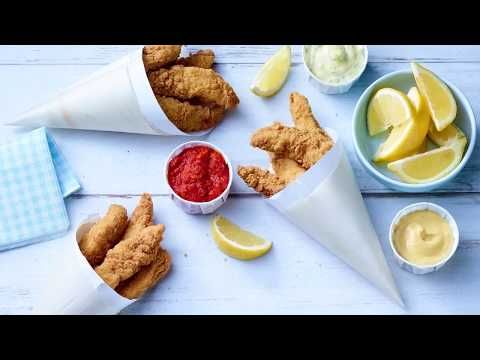 Thunder Crunch, breaded chicken breast strips