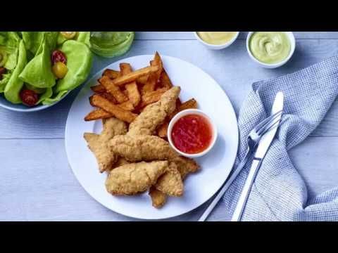 Love Me Tenders®, chicken breast fillets, breaded, uncooked, halal (seasoned)