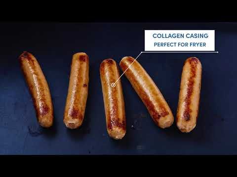 Pork and beef sausages (12/lb)