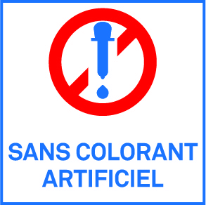 Sans colorant artificiel